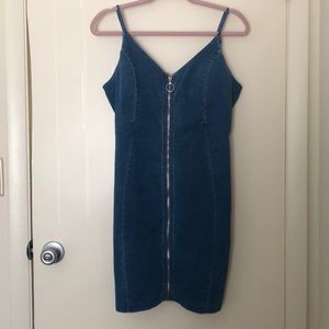 Cute and sexy denim dress